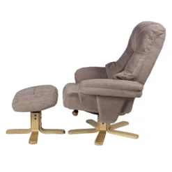 Fauteuil De Relaxation Bordeaux -WOOOD Soldes relaxsessel lacanau mit hocker microfaser braun 446446