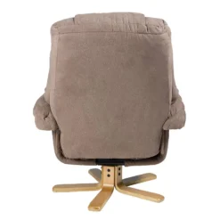 Fauteuil De Relaxation Bordeaux -WOOOD Soldes relaxsessel lacanau mit hocker microfaser braun 446453