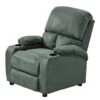 Fauteuil De Relaxation Norvell -WOOOD Soldes relaxsessel norvell microfaser dunkelgruen 4874220