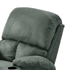 Fauteuil De Relaxation Norvell -WOOOD Soldes relaxsessel norvell microfaser dunkelgruen 4874236