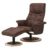 Fauteuil De Relaxation Tornos 1 Fauteuil De Relaxation Tornos -WOOOD Soldes relaxsessel tornos mit hocker microfaser braun 3744320