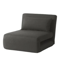 Fauteuil Convertible Carmack I -WOOOD Soldes schlafsessel carmack i webstoff dunkelgrau 4163224