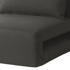 Fauteuil Convertible Carmack I -WOOOD Soldes schlafsessel carmack i webstoff dunkelgrau 4163244