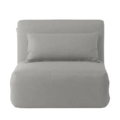 Fauteuil Convertible Carmack I -WOOOD Soldes schlafsessel carmack i webstoff grau 4163208