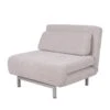 Fauteuil Convertible Copperfield Tissu -WOOOD Soldes schlafsessel copperfield webstoff stoff parsa beige grau 3943224