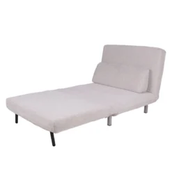 Fauteuil Convertible Copperfield Tissu -WOOOD Soldes schlafsessel copperfield webstoff stoff parsa beige grau 3943244