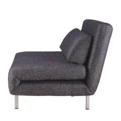 Fauteuil Convertible Copperfield Tissu -WOOOD Soldes schlafsessel copperfield webstoff stoff parsa grau schwarz 3943352