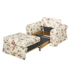 Fauteuil-lit Latina Country Avec Housse 28 Fauteuil-lit Latina Country Avec Housse -WOOOD Soldes schlafsessel latina v flachgewebe gebluemt creme 4132836