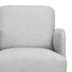 Fauteuil Athie -WOOOD Soldes sessel athie webstoff hellgrau 4602828