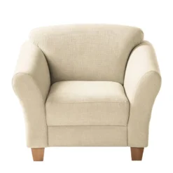 Fauteuil Cebu 24 Fauteuil Cebu -WOOOD Soldes sessel cebu webstoff creme 4568144