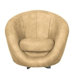 Fauteuil Marvin -WOOOD Soldes sessel duhnen antiklederlook sand 4107548