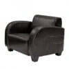 Fauteuil La Habana -WOOOD Soldes sessel la habana bycast kunstleder dunkelbraun 305507