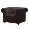 Fauteuil Chesterfield Pintano -WOOOD Soldes sessel pintano webstoff espresso 4897640