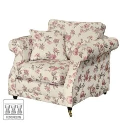 Fauteuil Rosehearty 12 Fauteuil Rosehearty -WOOOD Soldes sessel rosehearty webstoff creme rose 4191124