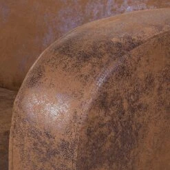 Fauteuil Tullow -WOOOD Soldes sessel tullow antiklederlook braun 405114