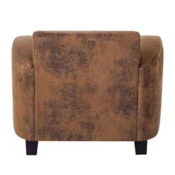 Fauteuil Tullow -WOOOD Soldes sessel tullow antiklederlook braun 405122