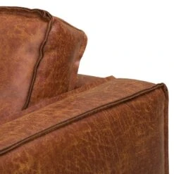 Fauteuil XL FORT DODGE -WOOOD Soldes sofa fort dodge 2 sitzer antiklederlook cognac 4669876