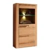 Vitrine NatureStar -WOOOD Soldes standvitine rechts naturestar kernbuche teilmassiv 1431292
