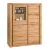 Armoire Vitrine Lombok I -WOOOD Soldes standvitrine lombok ii teilmassiv wildeiche 5004024
