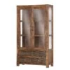 Vitrine Pintage II 2 Vitrine Pintage II -WOOOD Soldes vitrine pintage ii mango massiv gebeizt lackiert 259747