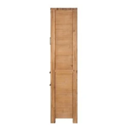 Armoire Vitrine Toumanar -WOOOD Soldes vitrinenschrank toumanar akazie teilmassiv akazie sand 3627465