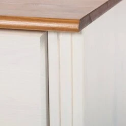 Meuble TV Lillehammer I -WOOOD Soldes wohnwand lillehammer i 3 teilig kiefer massiv weiss kiefer 1655038