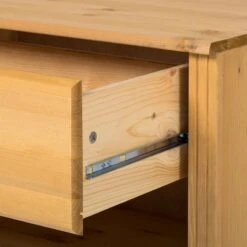 Meuble TV Lillehammer III -WOOOD Soldes wohnwand lillehammer iii 3 teilig kiefer massiv kiefer 1655230