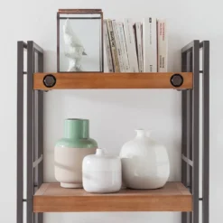 Buffet Manchester II -WOOOD Soldes wohnwand manchester i 3 teilig akazie teilmassiv metall akazie anthrazit 4874596